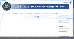 Desktop Screenshot of polizeisportverein.de